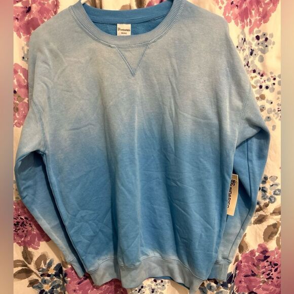 Boundaries Seawater Blue Gradient Sweatshirt XS 0-2 - Picture 1 of 3